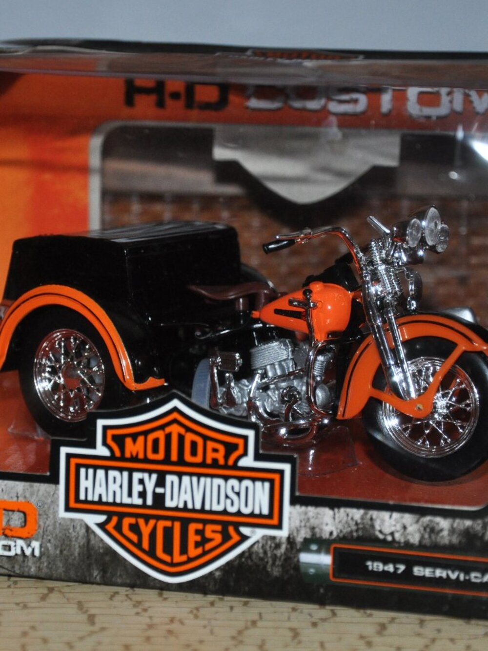 Vintage 1947 Harley Davidson Servi-Car Motorcycle